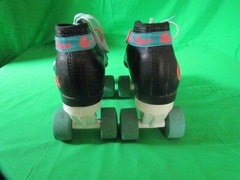 Roller Derby Cobra 340 Roller Quad Skates Size 7 (US) Black/Teal Nice Condition