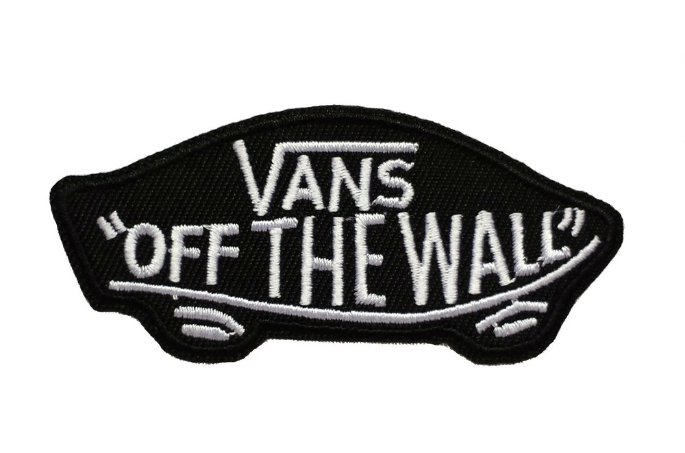 VANS «OFF THE WALL» NEW EMBROIDERED IRON ON PATCH SKATEBOARD