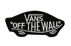 VANS «OFF THE WALL» NEW EMBROIDERED IRON ON PATCH SKATEBOARD