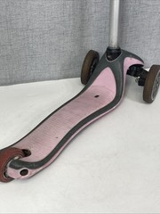 Vintage Globber Adjustable Pink Small Kick Scooter Solid Well Made Used