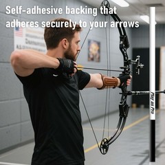 12 Pack Arrow Wrap,4″*1″ Size Glossy Arrow Wraps,Bowhunting and Target Archer…