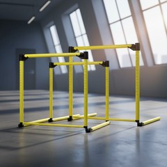 3Pcs Hurdles Training Equipment, Adjustable Height Hurdles Track and Field, A…