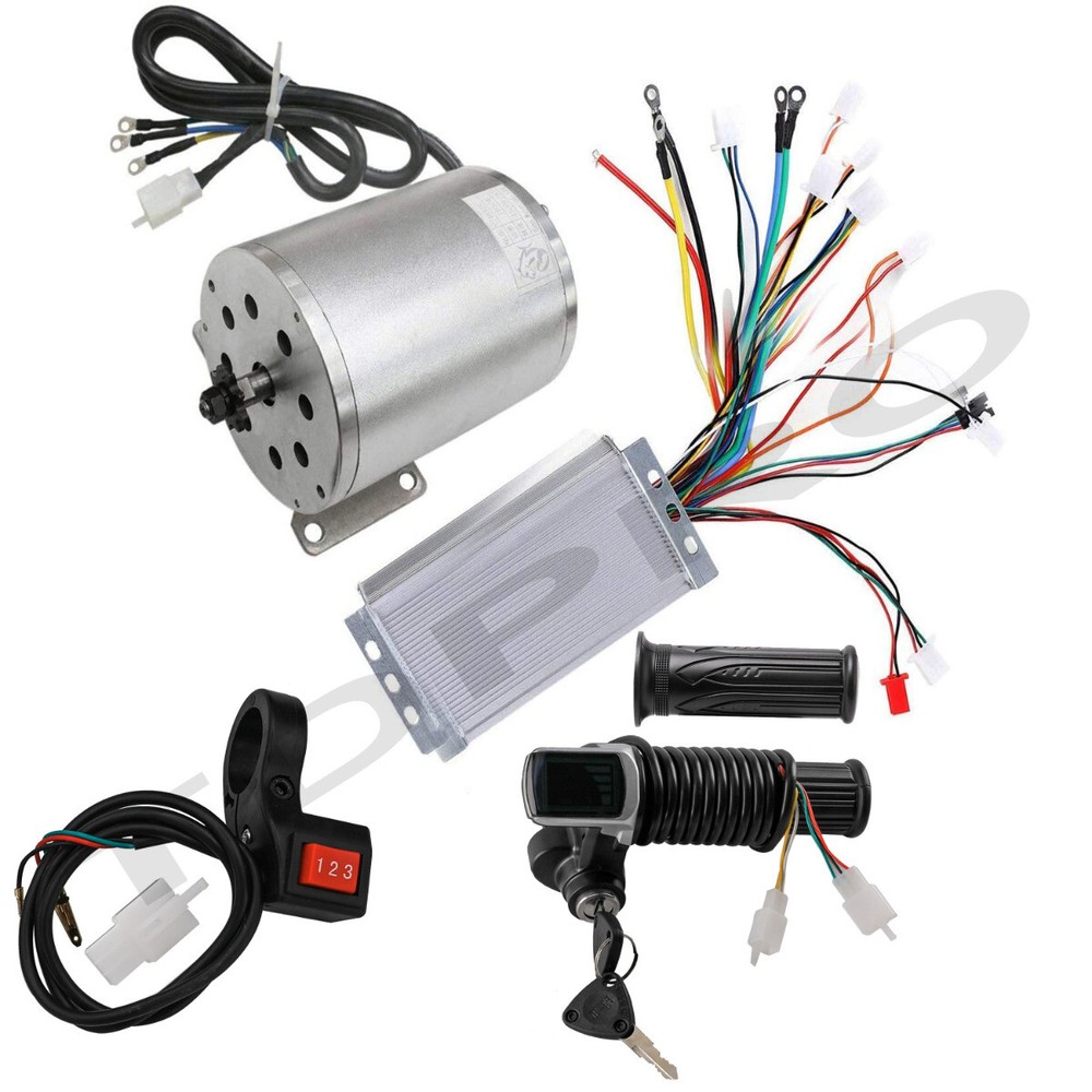 48v 1800w Brushless Motor Electric Scooter E Bike Motorcycle DIY Conversion Kit