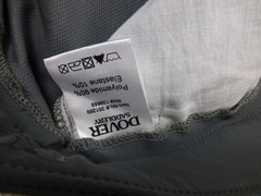 Dover Saddlery Pants Grey Breeches Full Seat Tapered Equestrian Riding Sz 32