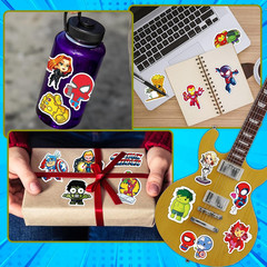 200PCS Cool Character Stickers for Water Bottles Skateboard Luggage Laptop Bumpe