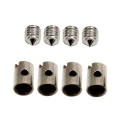 Motorcycle Solderless Nipples, 4 Sets Solderless Cable Nipples 5mm Throttle C…