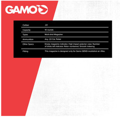 Gamo Swarm 10X GEN3i Magazine .22 Cal, Inertia Fed, 10 Rounds, for GEN3i Multish