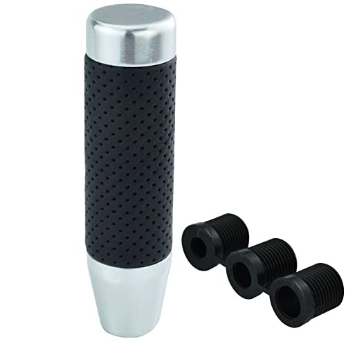 5″ Weighted Gear Shift Knob Aluminum Alloy Long Shift Stick Handle for Silver A