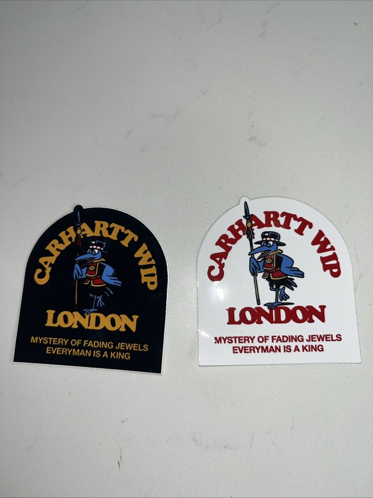 Carhartt WIP London Sticker (black And White)