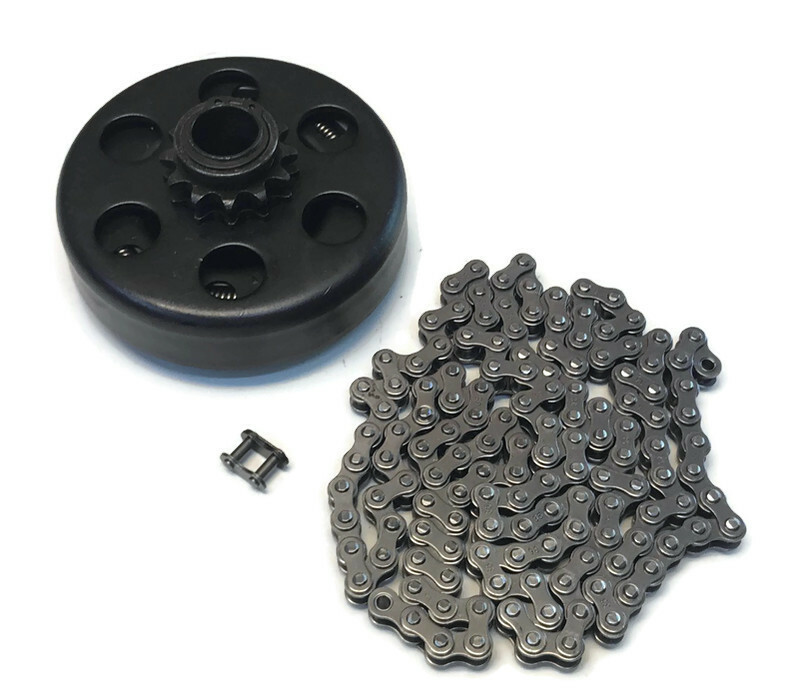 12T Clutch & #35 Chain for Doodle Bug Engine Swap Using Many Honda Engines GC GX
