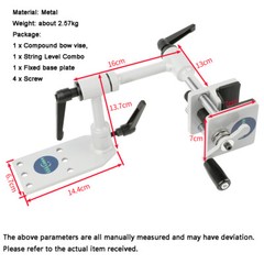 360° Adjustable Bow Vise Universal Tuning Kit Archery Mount Maintenance Tool