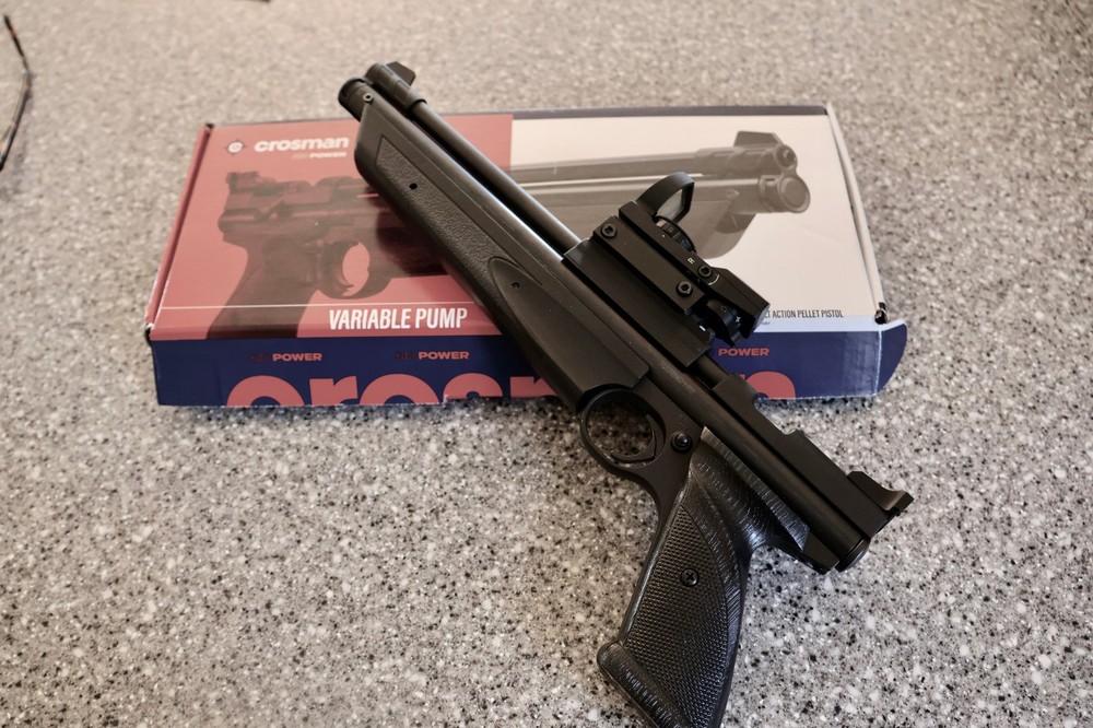 Crosman P1377 0.177 American Classic Pistol – Black with EXTRAS