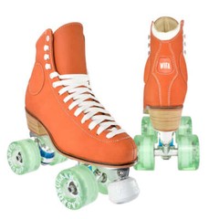 WIFA Street Deluxe Roller Skate Boots, Durable Nubuck Leather, Dance, Park Ready