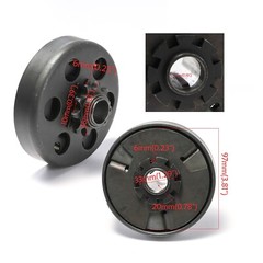 10T Centrifugal Clutch 20mm Bore Fit 420 chain For Go Kart Quad Buggy Dirt Bike
