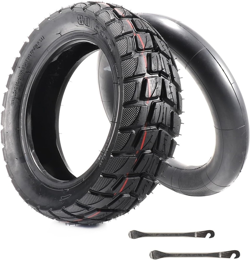 80/65-6 scooter tire off Road，10in Tires Inner Tubes Replacement Thickene