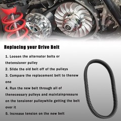 3211218 Heavy Duty Aramid Drive Belt Compatible with Polaris Ranger 1000/Crew…