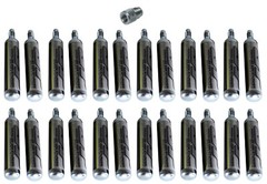 Empire JT Paintball 90 Gram Prefilled CO2 Cartridge 24 Pack 90gram w/Adapter NEW