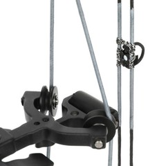 Compound Bow Dual-use Short Axis 40-65lbs Steel Ball Arrow Hunting Fishing RH LH