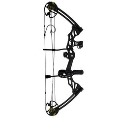 SAS 70LBS Hunting Compound Bow Package w/ Bow Sight Arrow Rest Stabilizer Sling