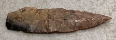 Vintage Arrow Head Red Granite Type Antique Hunting Origin Unknown Arrowhead