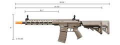 Airsoft Rifle Gun Classic Army 12″ M-Lok Enf Series M4 Dark Earth