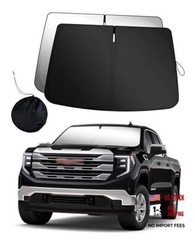 Front Windshield Sunshade Compatible with GMC Sierra 1500 2500 – 2019-2024