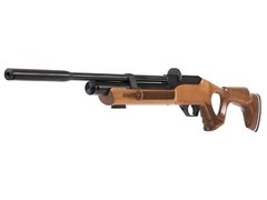 Hatsan Flash Wood QE .25 Cal PCP Air Rifle with 150x Pellets and Targets Bundle