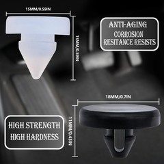 4PCS Brake Pedal Stop Pads, Brake Light Switch Stopper, Brake Switch Pad, Car Tr