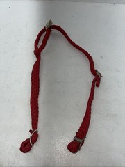 New SIMCO Red Nylon Braided One Ear Headstall #2900 Y-3
