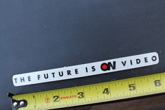 ON Video Magazine 411 Studios (Slight Damage) BP3 Vintage Skateboarding STICKER