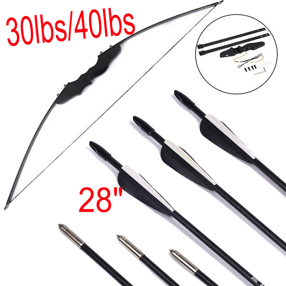 30LBS 51 Inch Archery Recurve Bow & 12Pcs arrow set For Adults Training Practice
