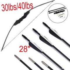 30LBS 51 Inch Archery Recurve Bow & 12Pcs arrow set For Adults Training Practice