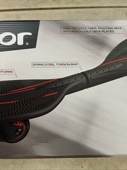 Razor Black Label RipStik Ripster Caster Board 2 Wheel Pivoting Skateboard 8+