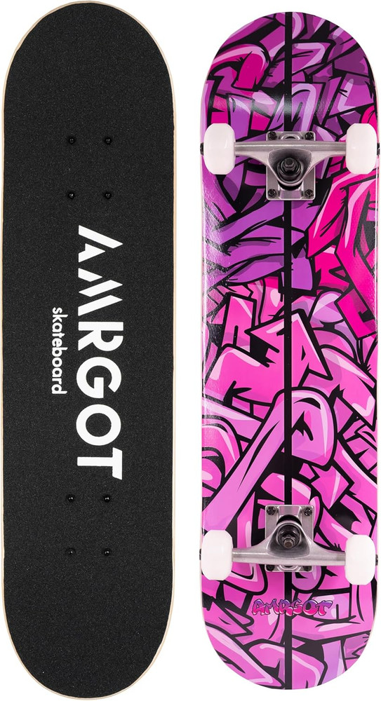 Skateboards for Beginners,31 * 8 Inches Complete Skateboards for Kids,Boys,Girls