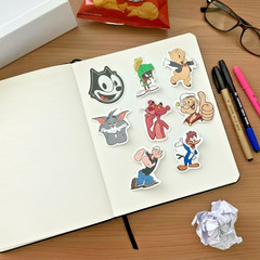 Cartoon Network Warner Bros Children’s TV stickers Randon Mix 25pc 2inch X 2inch