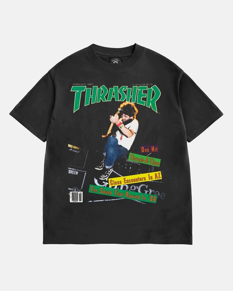 Thrasher Magazine February 1987 Black T-Shirt