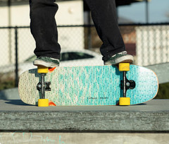 Loaded Bolsa II Skateboard Complete Blue White 9.4×34″