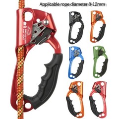 L/R Hand Ascender Rock Climbing Tree Arborist Rappelling Gear Rope For 8~13mm
