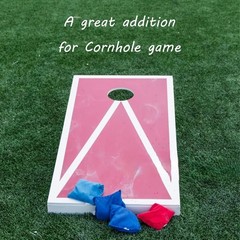 20 Pcs Mini Bean Bags for Tossing Games – Colorful Small Cornhole Bags 2″ x 2…
