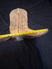 Tony Lama Snakeskin / Leather (?) Western Cowboy Boots Nice Designs