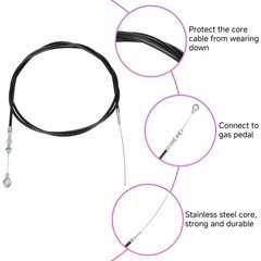 Universal Go Kart Throttle Cable Kit 90 Inch Long 82 Inch Casing 8173 Manco