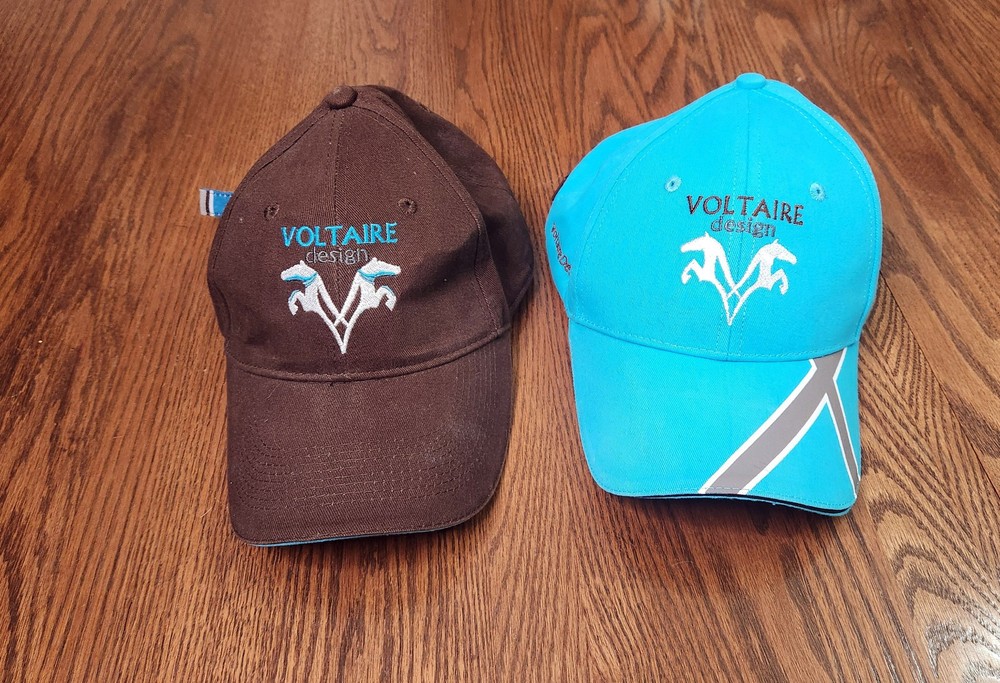 Voltaire, lot of 2 baseball hats
