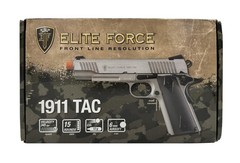 Umarex Elite Force 1911 Blowback 6Mm Bb Pistol Airsoft Gun Silver/Black 1911 Tac