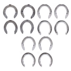 4pcs Horseshoes Aluminum Alloy Light Weight Horse Ridin MG