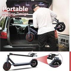 Electric Scooter Adults 350W Motor 19-22MPH 21-28 Miles Range Foldable
