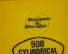 Benjamin Sheridan 5mm .20 Cal 14.3 Grains Cylindrical Lead Air Gun Pellets