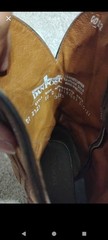Dan Post Genuine Ostrich Leather Western Cowboy Boots Men’s US 10D MPN 3675