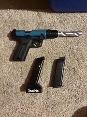 aap-01 with matrix drill kit and 2 mags