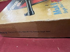 Vintage Crosman Mark II .177 CO2 Pellet Single Shot Target Pistol w/ Orig. Box