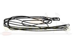 Gas Bowstrings High Octane Blackout Strings – Black – Mathews Halon